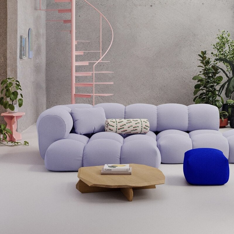 OBJEKTE UNSERER TAGE Fels Coffee Table Sienna Red - SHOWROOM MODEL