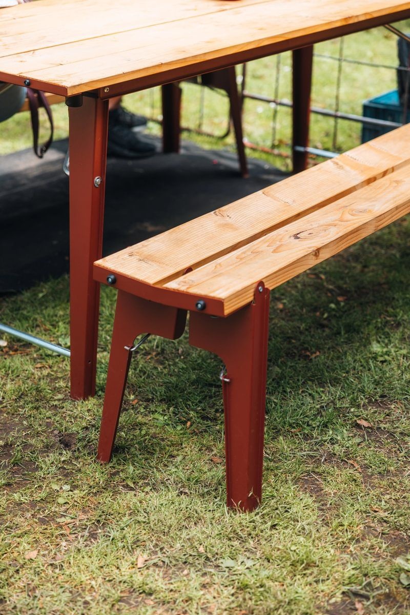 Weltevree Salut Set - Salut Beertable, Beerbench and 3 Flip-up chairs