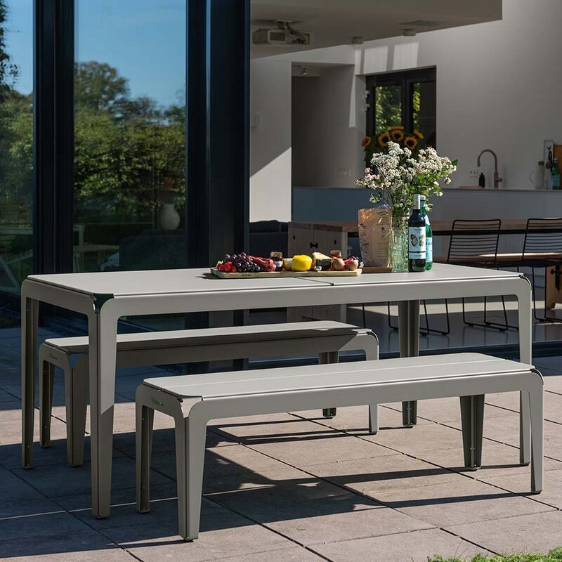 Weltevree Bended Table 270 including 2 Benches and 2 Stools - SET