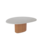 TOOON by Toon De Somer Taso Table small cement 177x132cm Bamboo Base
