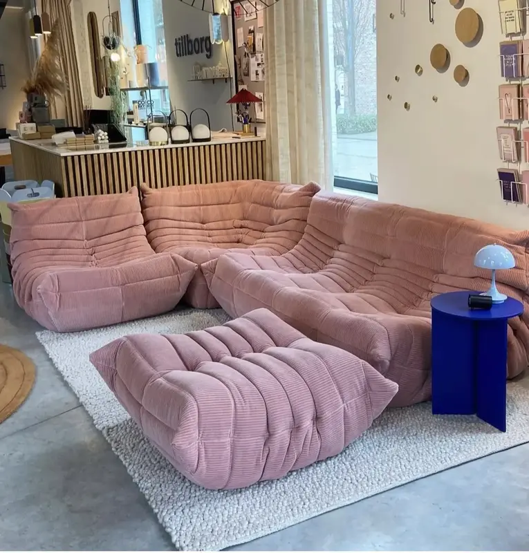 Ligne Roset Togo Configuration tillborg - Phlox Dragée