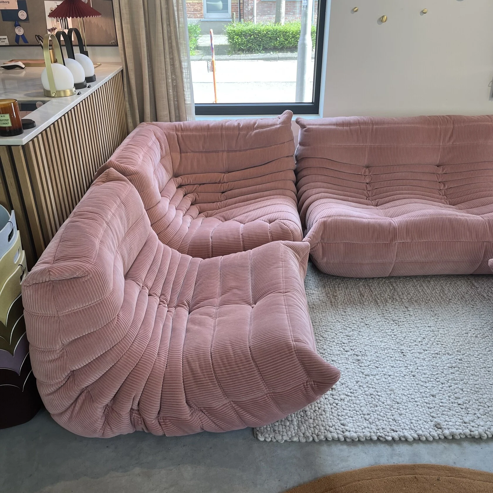 Ligne Roset Togo Configuration tillborg - Phlox Dragée