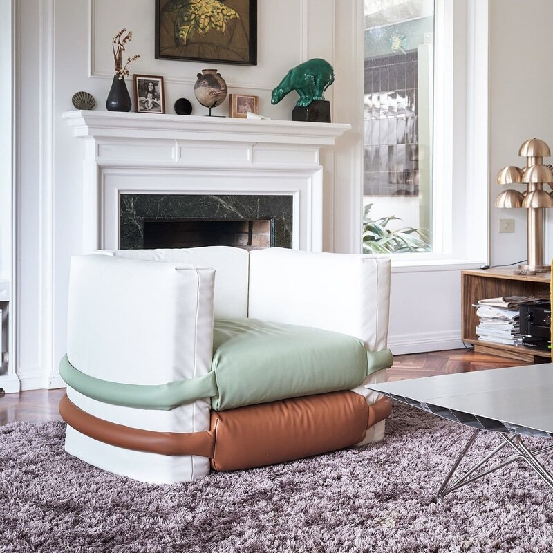 BD Barcelona Pillow Sofa - Armchair Corduroy