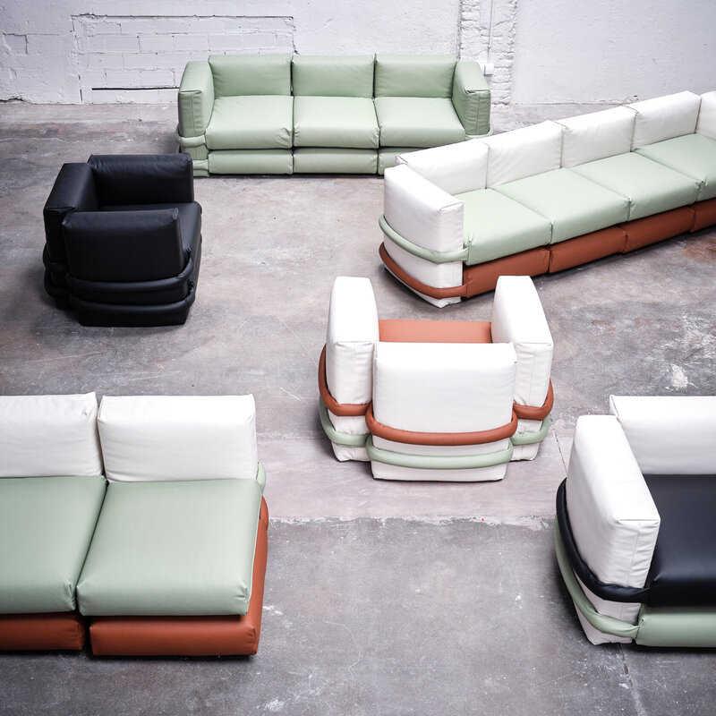 BD Barcelona Pillow Sofa - Armchair Corduroy