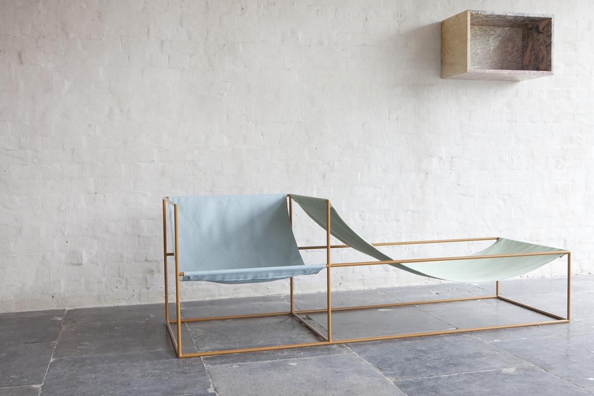 Valerie Objects Duo Seat Mustard Frame