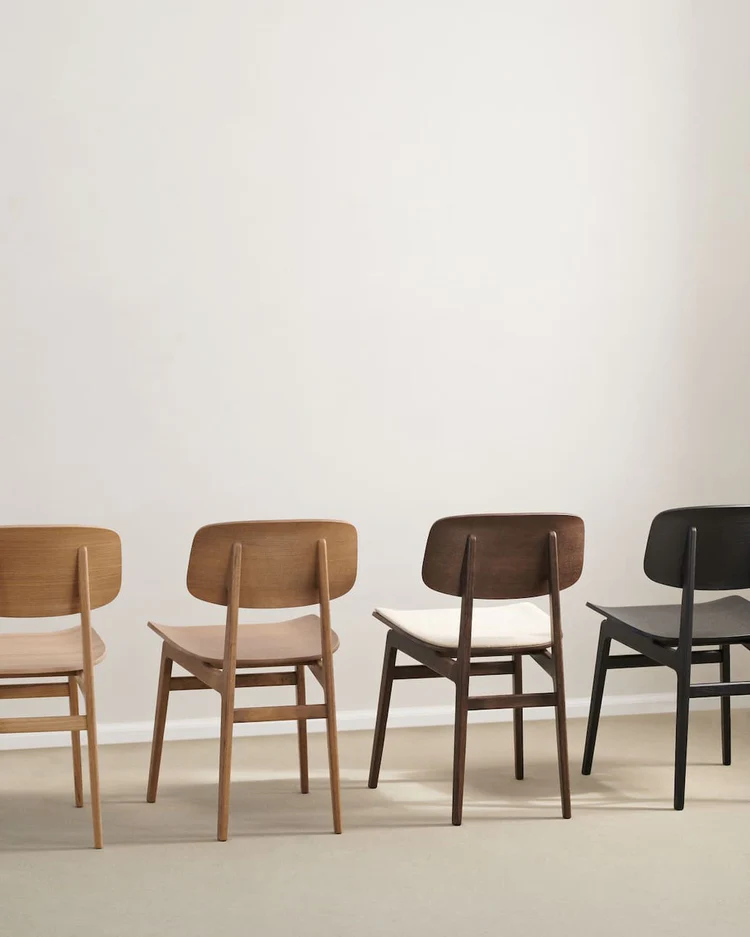 Norr11 NY11 Dining Chair with seat upholstery