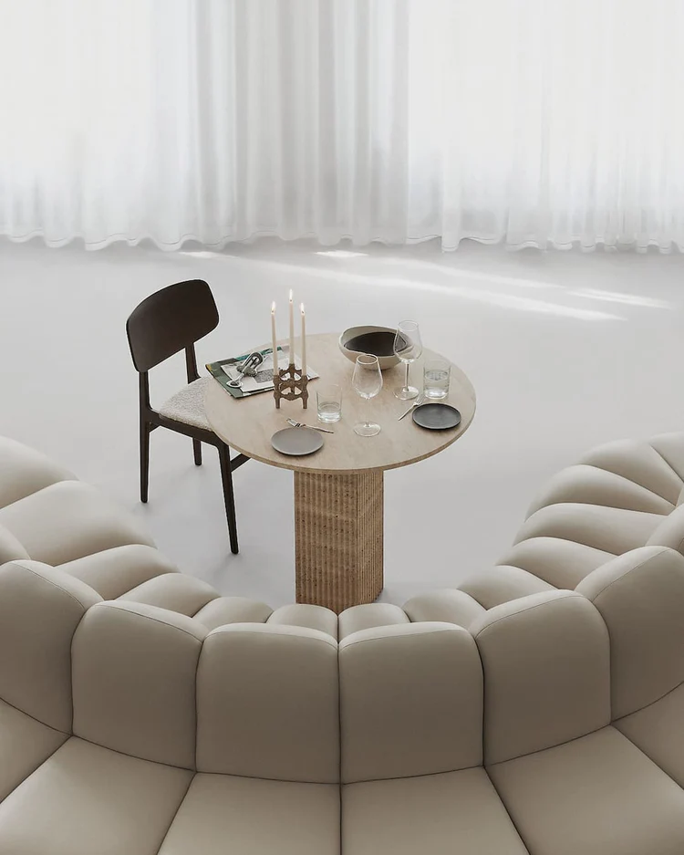 Norr11 NY11 Dining Chair with seat upholstery