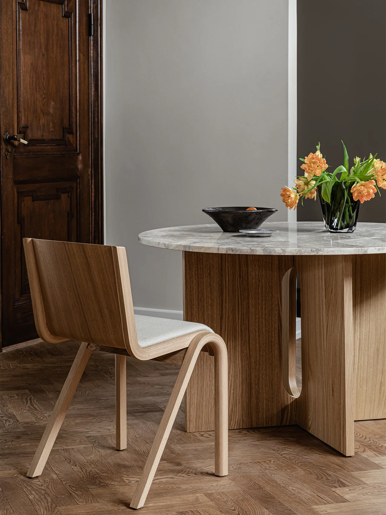 Audo Copenhagen Ready Dining Chair with upholstery