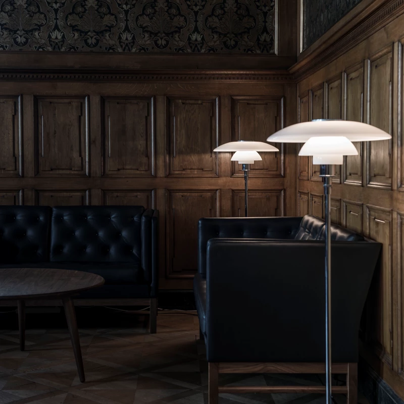 Louis Poulsen PH 4½-3½ Staande lamp - Hoogglans verchroomd