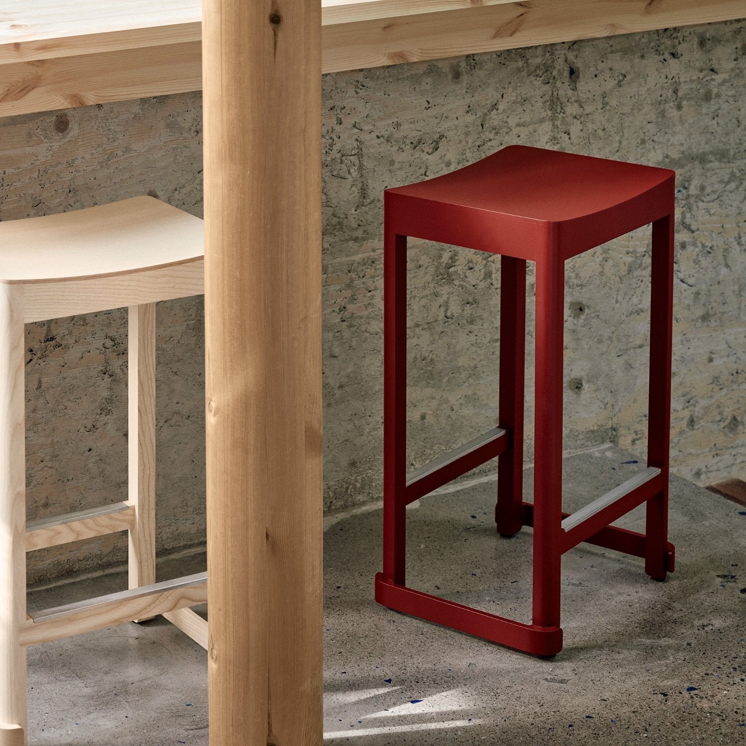 Artek Atelier Bar Stool Low H65cm