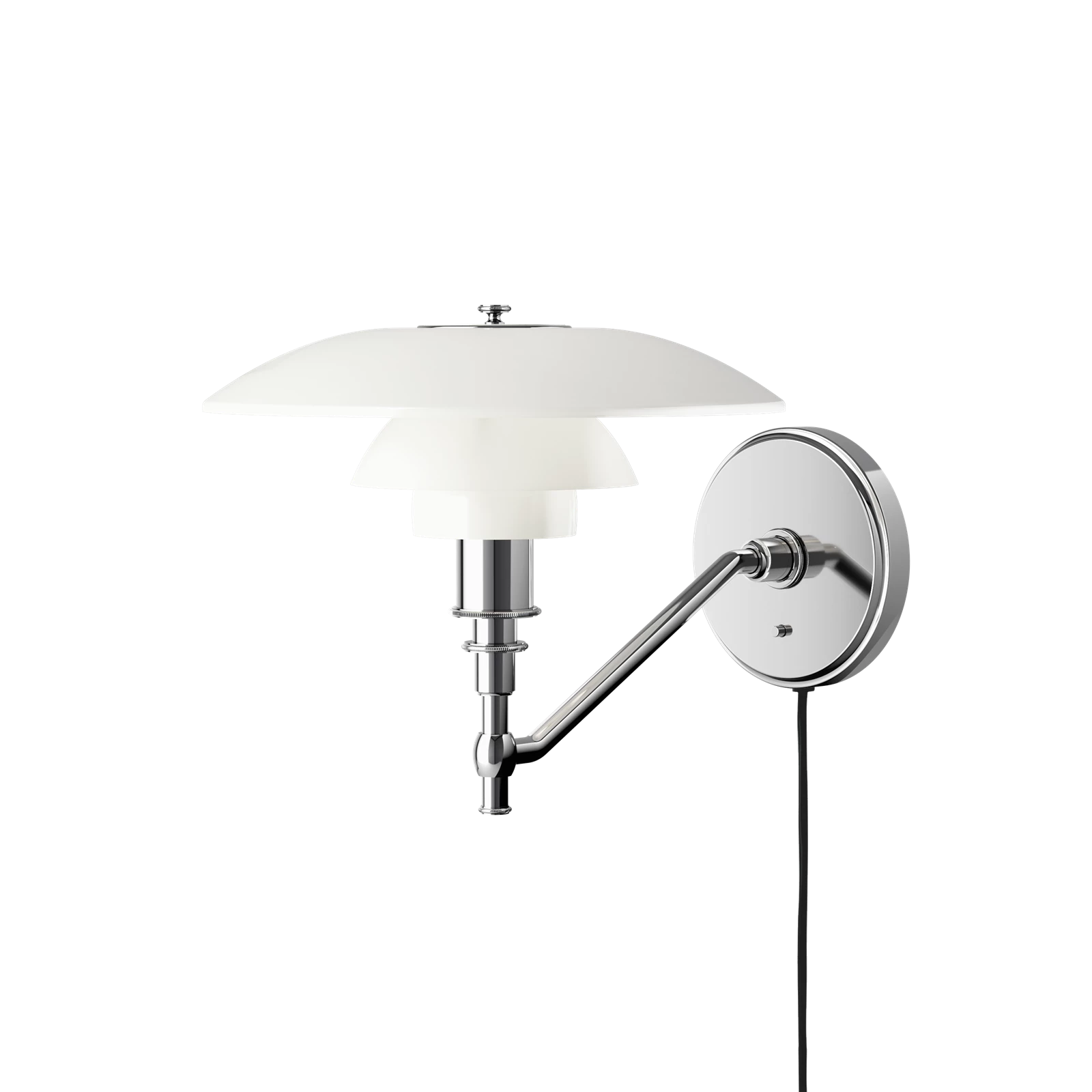 Louis Poulsen PH 3/2 Wandlamp Hoogglans verchroomd