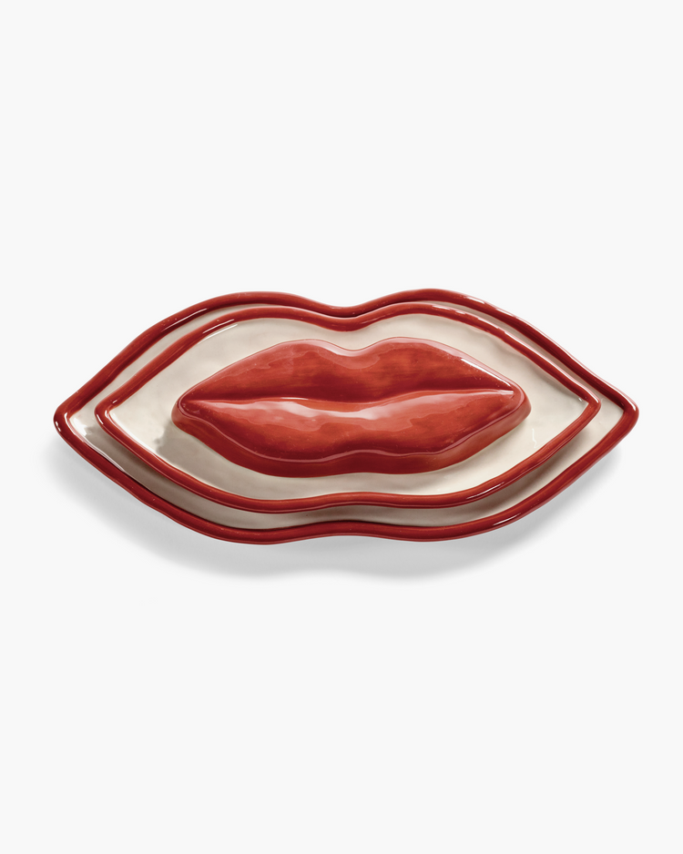Serax Serveerschaal set/3 Lips Les Objets Mouleversants