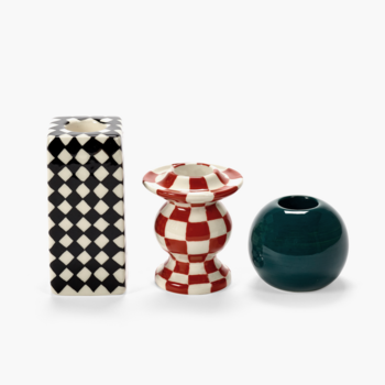 Serax Kandelaar set/3 chessboard Les Objets Mouleversants