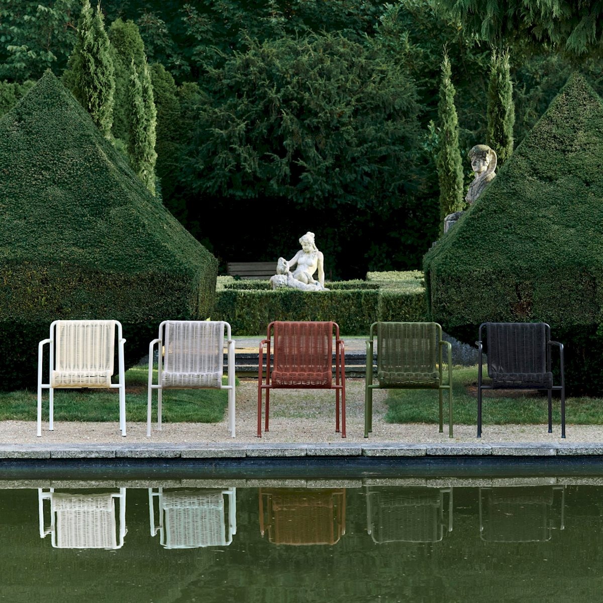 HAY Palissade Cord Dining Armchair