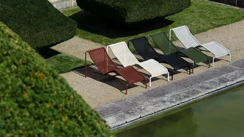 HAY Palissade Cord Chaise Longue