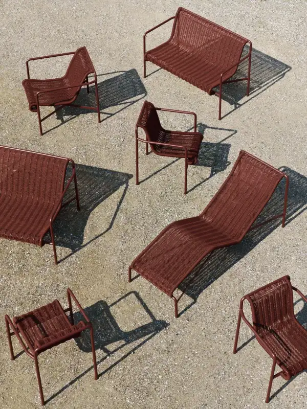 HAY Palissade Cord Lounge Chair Low