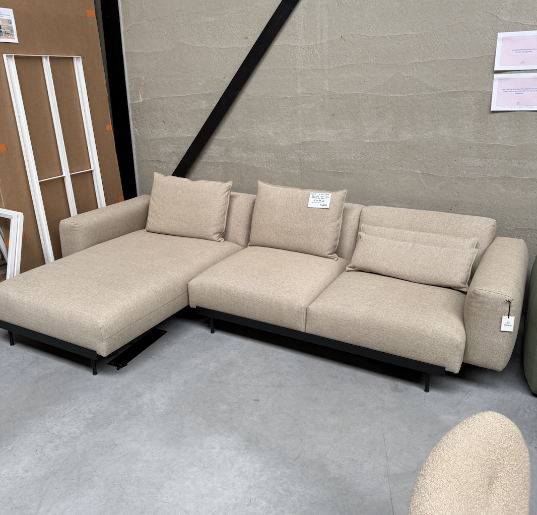 Muuto In Situ Sofa 3-Seater Configuration 7 - Ecriture 240/Black incl. 4 cushions