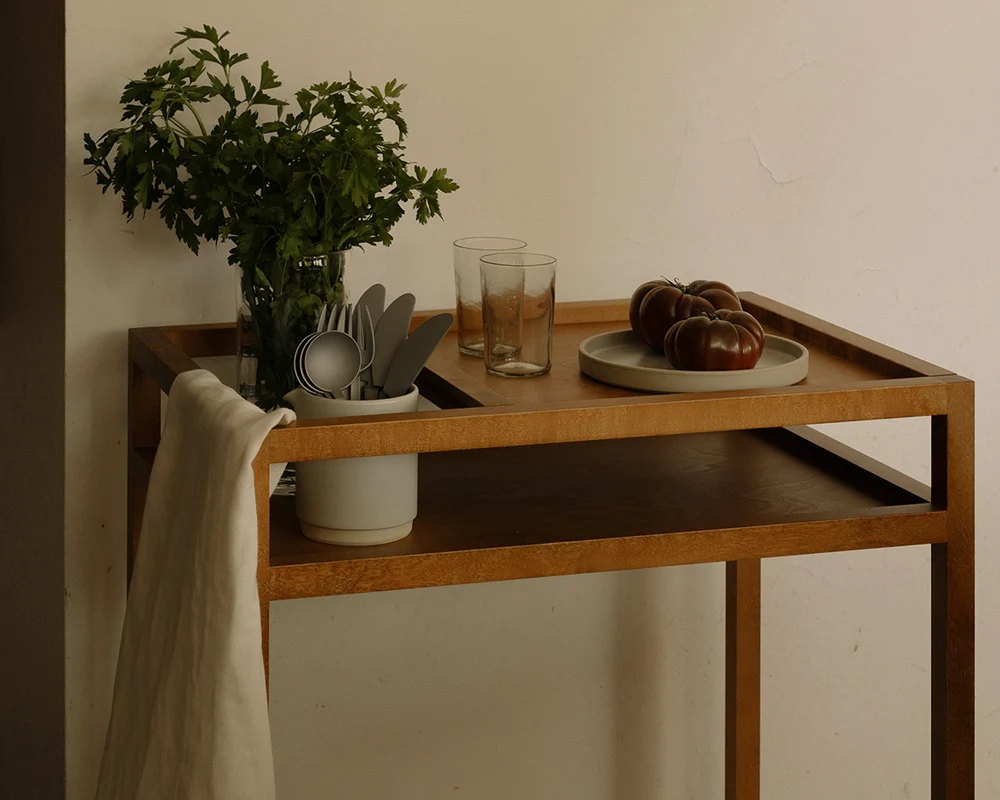 FRAMA Ratio Trolley - Warm Brown Birch