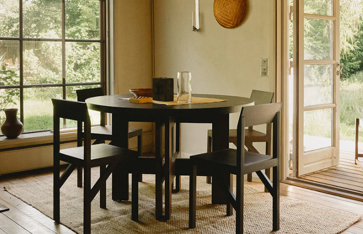 FRAMA Farmhouse Trestle Table - Ø120 Round