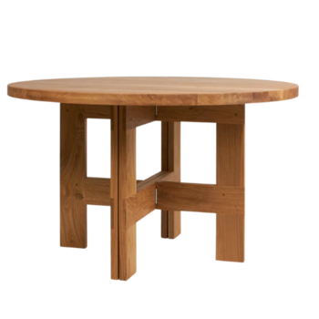 FRAMA Farmhouse Trestle Table - Ø120 Round