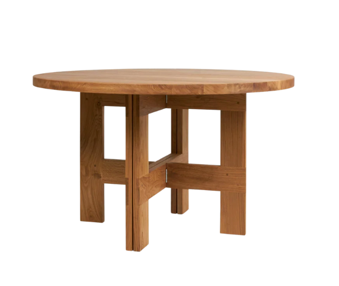 FRAMA Farmhouse Trestle Table - Ø120 Round