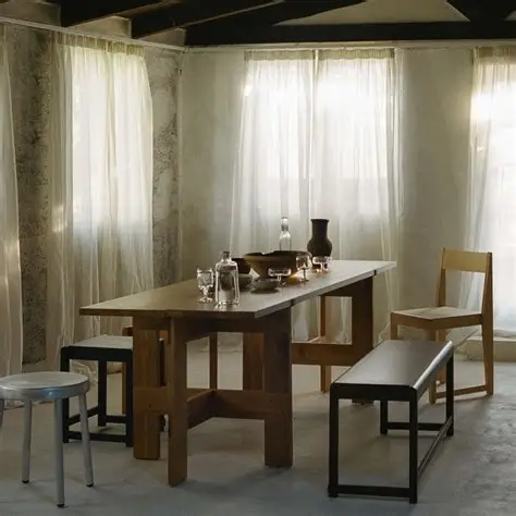 FRAMA Farmhouse Trestle Table - L220 Planks