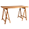 FRAMA Folding Flat Trestle Table - Warm Brown Birch