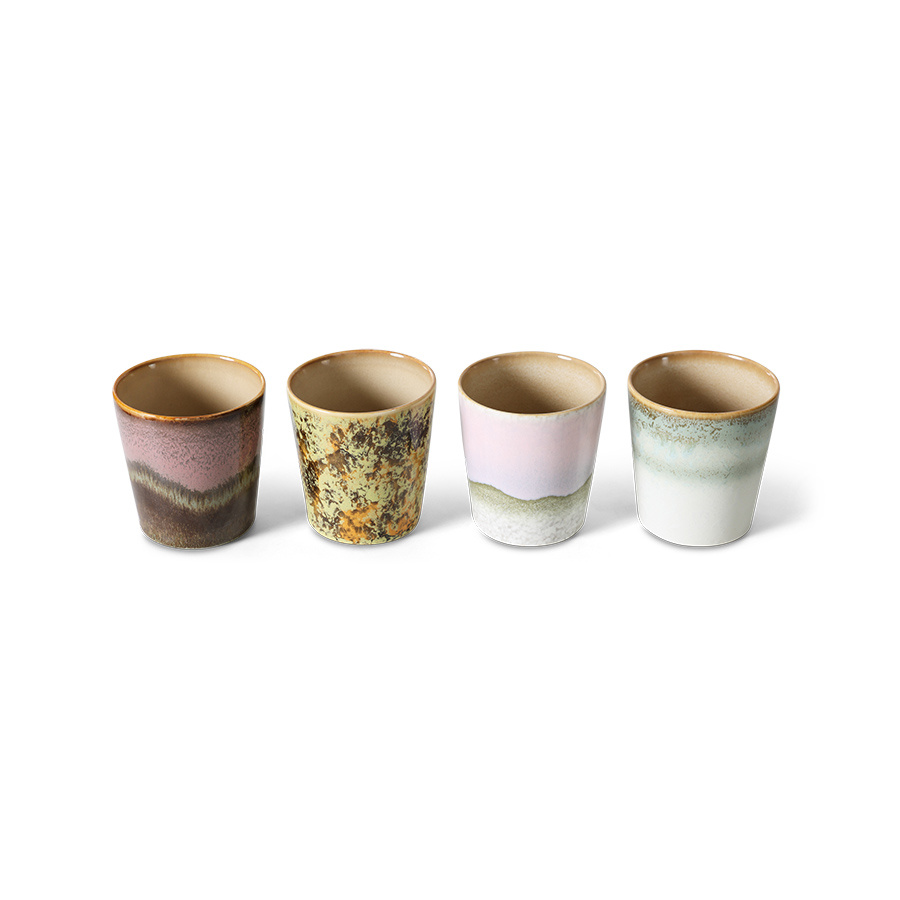 hkliving 70s Ceramics: Coffee Mugs Serendipity Set