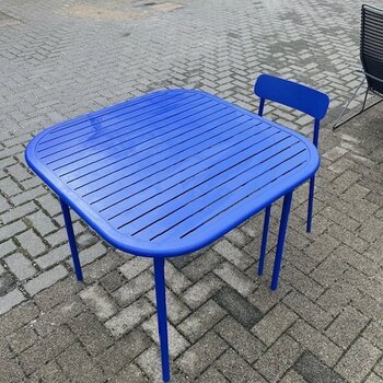 Petite Friture Week-end Square Table Blue 85cm - SHOWROOMMODEL