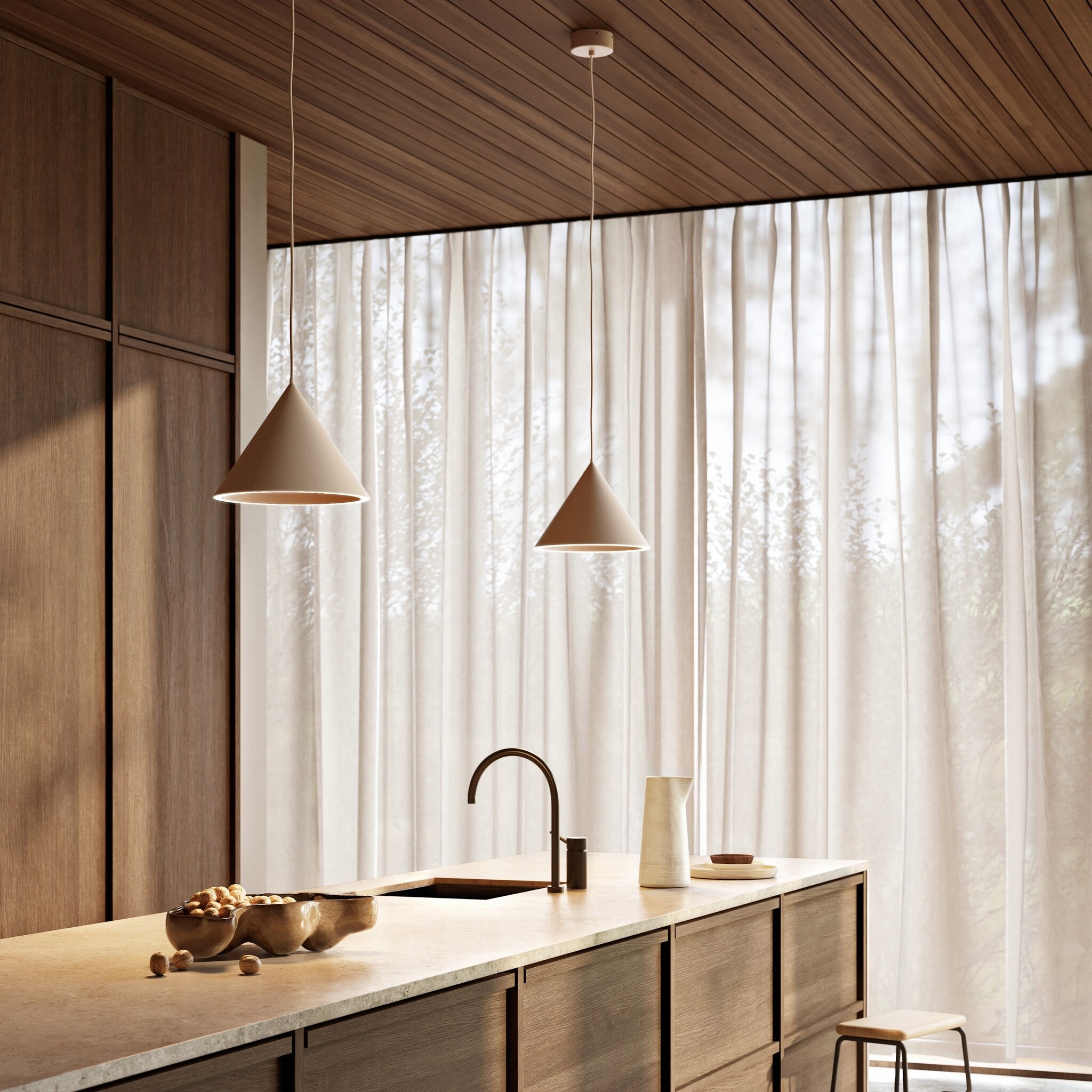 WOUD Annular Pendant Small - Beige