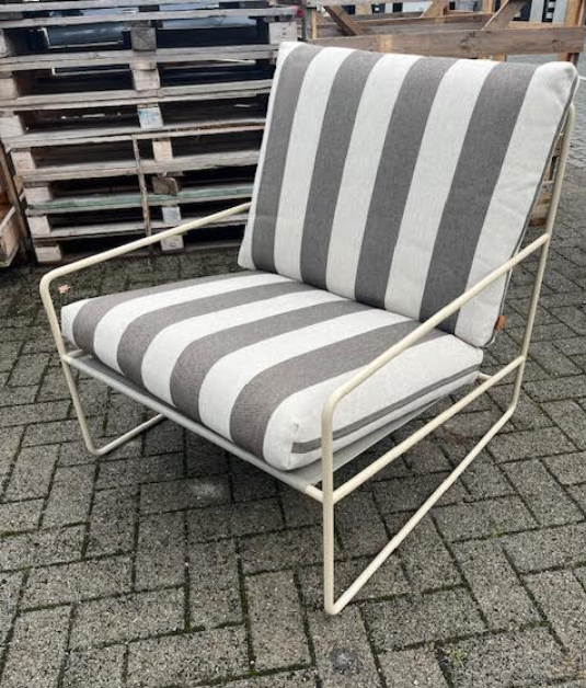 Ferm Living Desert 1-seater - Cashmere /Stripe - SHOWROOMMODEL