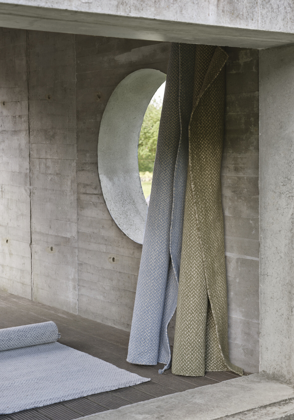 Muuto Ply Rug Recycled Polyester 170 x 240 cm Moss Green