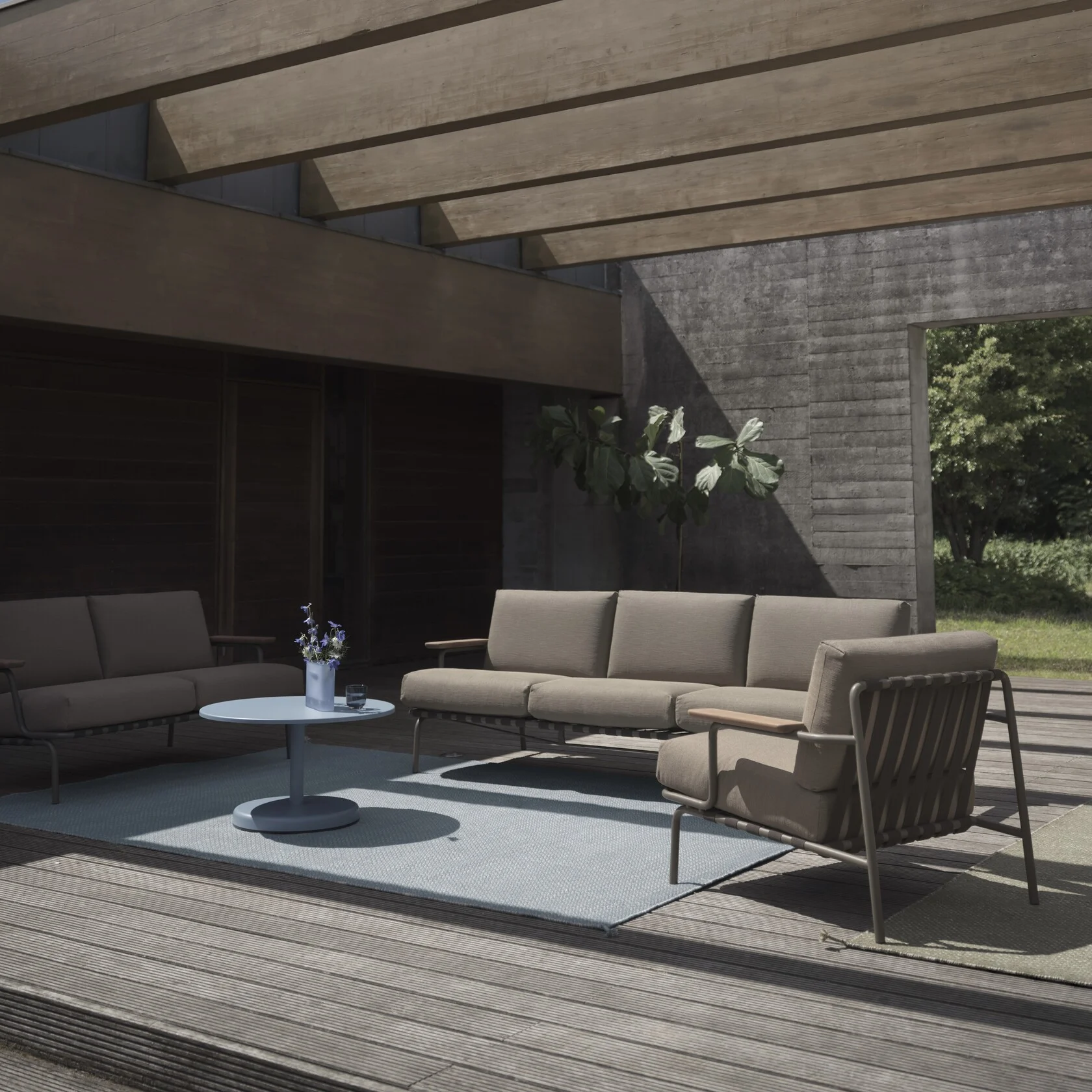 Muuto Ply Rug Recycled Polyester 170 x 240 cm Moss Green