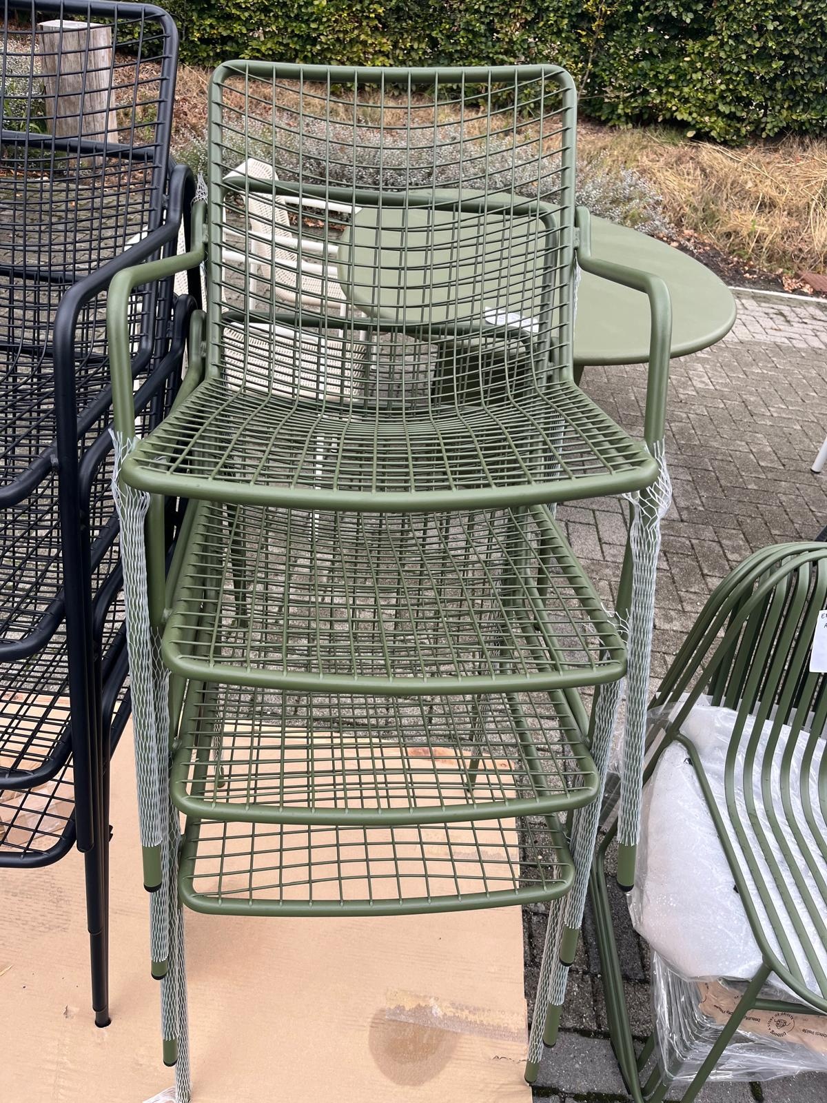 EMU Rio R50 Armchair Military Green Set of 4 - SHOWROOMMODEL