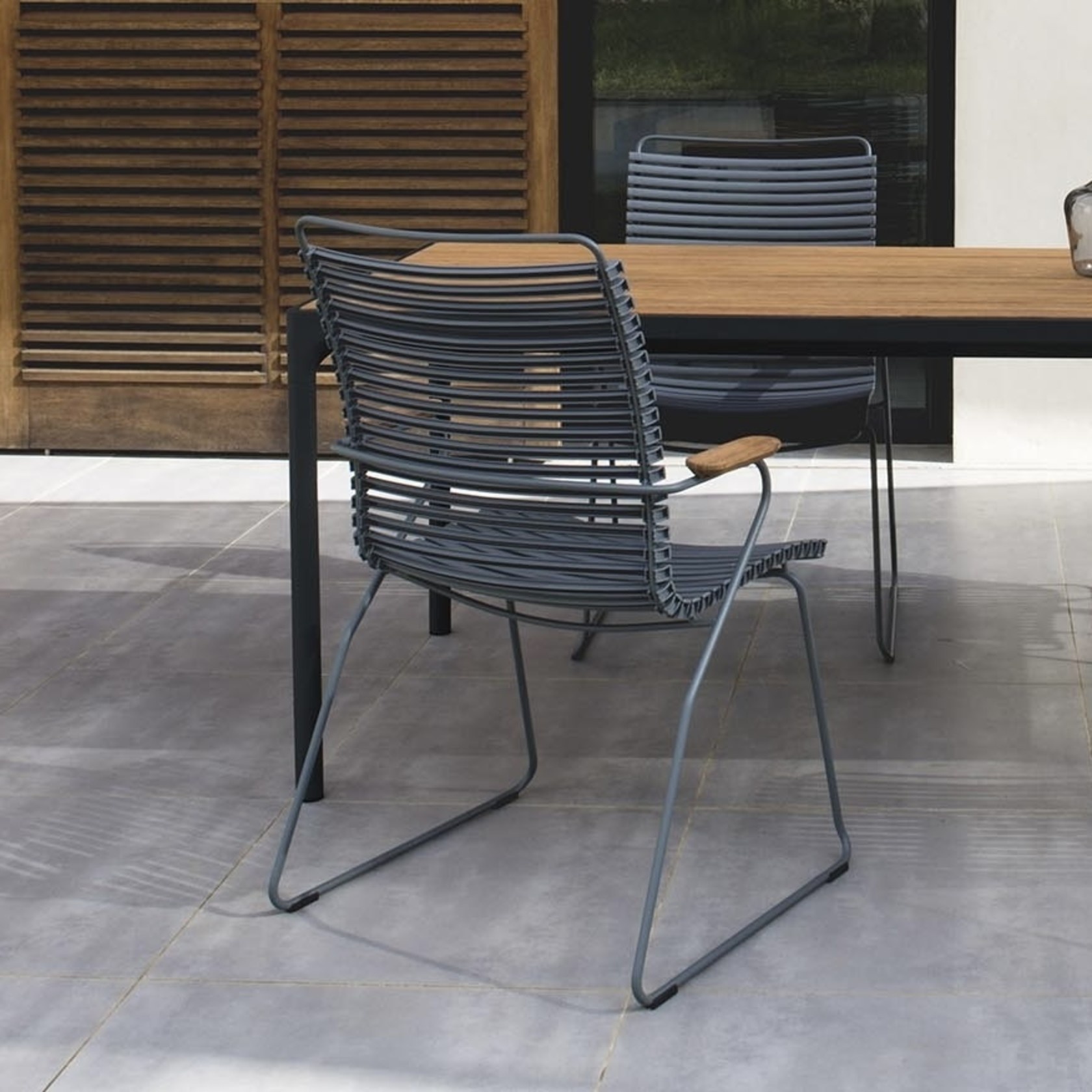 Houe Click Dining Chair with armrests Beige - Set van 4