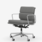 Vitra EA 217 Chair - Cosy 2 Pebble Grey/Verschroomd Frame