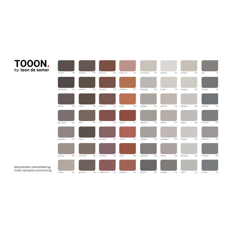 TOOON by Toon De Somer Ton Sur Tooon TST Table small cement 177x132cm Bamboo Base