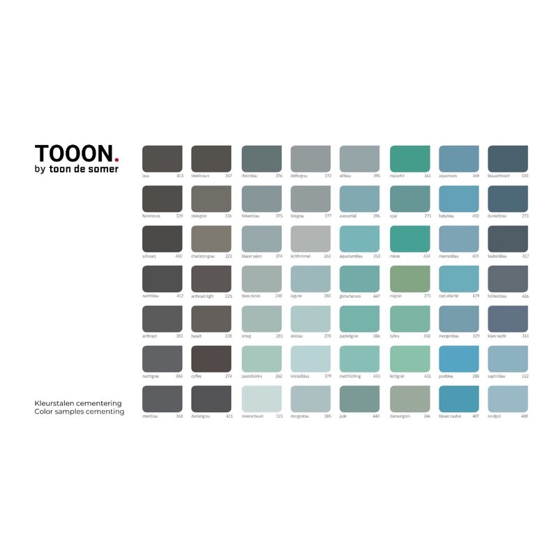 TOOON by Toon De Somer Ton Sur Tooon TST Table small cement 177x132cm Bamboo Base