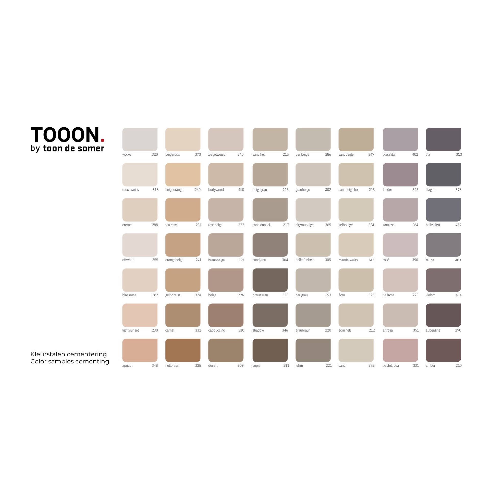 TOOON by Toon De Somer Ton Sur Tooon TST Table small cement 177x132cm