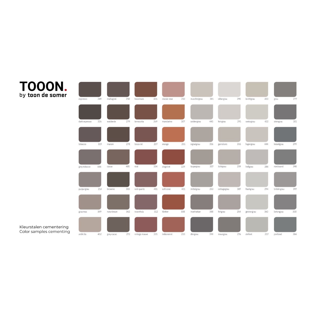 TOOON by Toon De Somer Ton Sur Tooon TST Table small cement 177x132cm