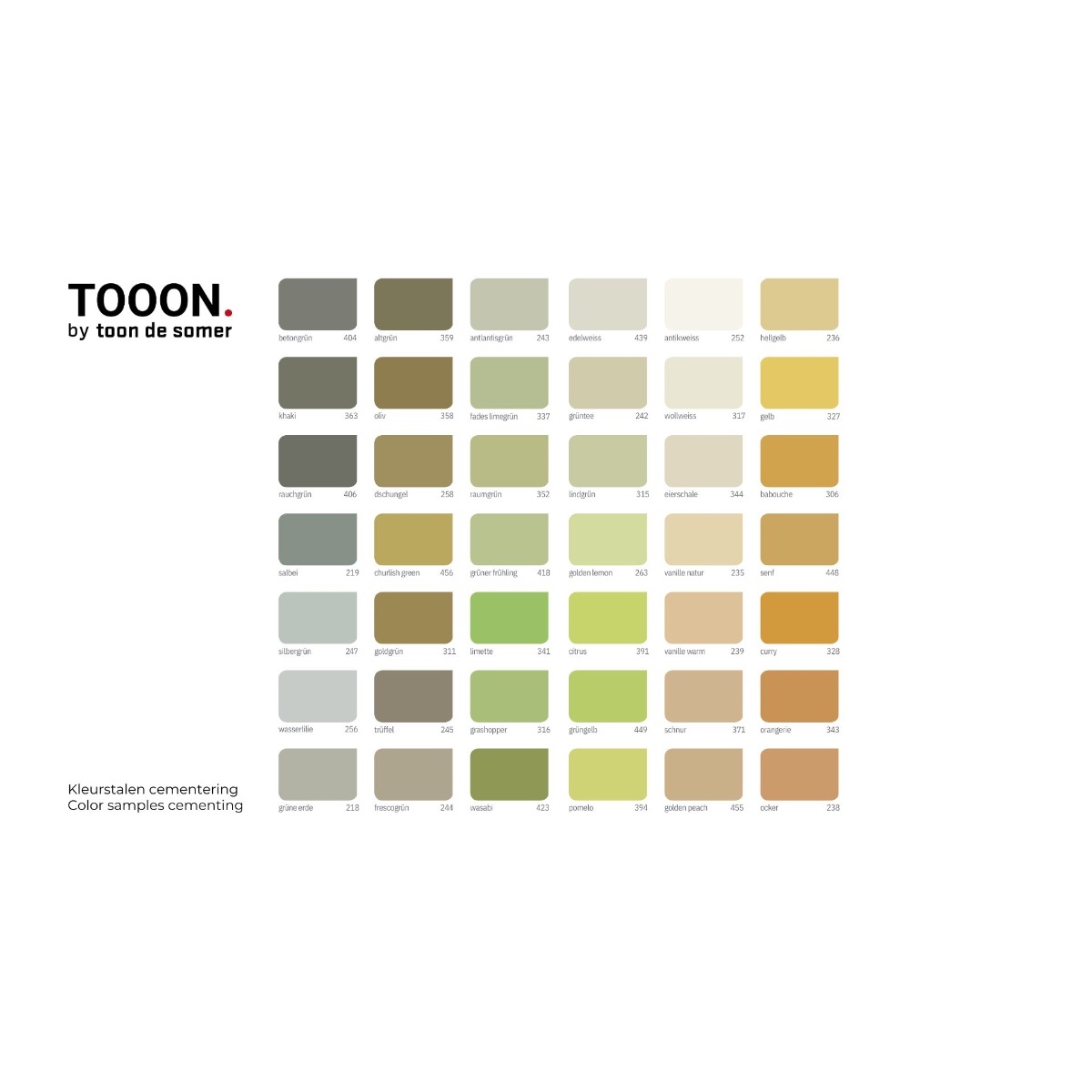 TOOON by Toon De Somer Ton Sur Tooon TST Low cement 106x80cm