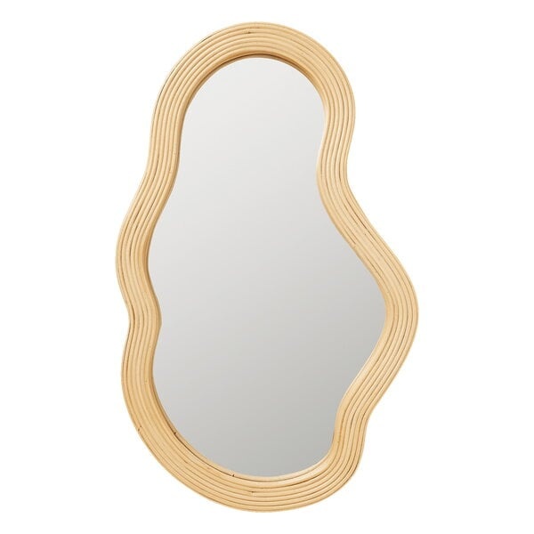 Ferm Living Pond Rattan Mirror Medium - Natural
