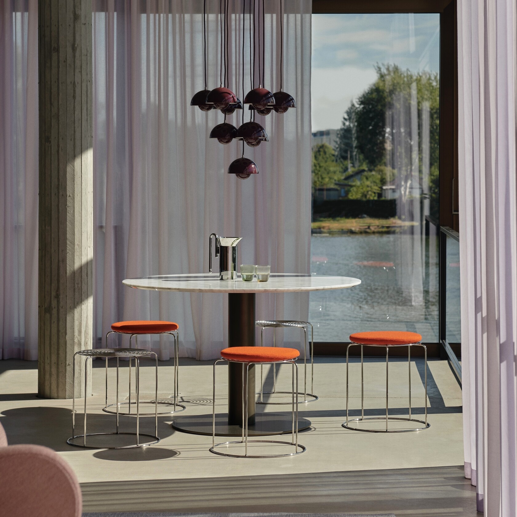 &Tradition Wire Stool