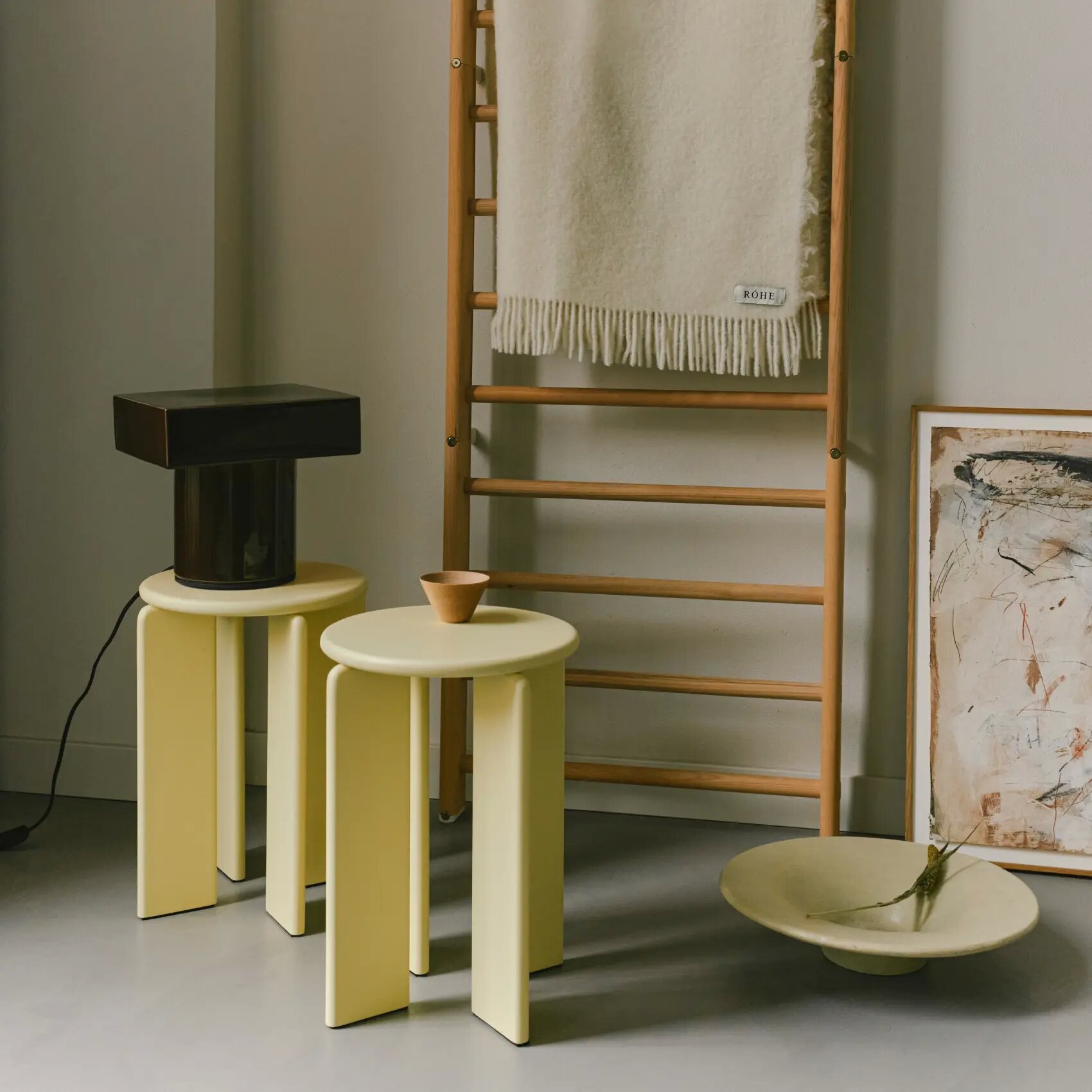 STUDIO HENK Soft Coffee table 32 - eiken groene lak