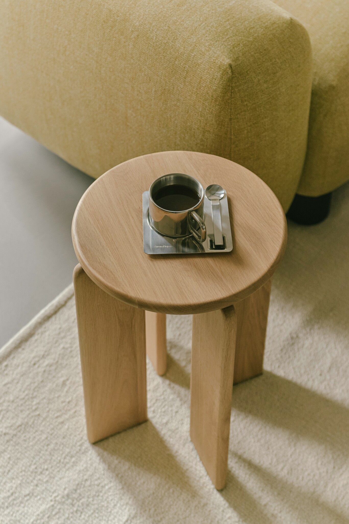STUDIO HENK Soft Coffee table 32 - eiken groene lak