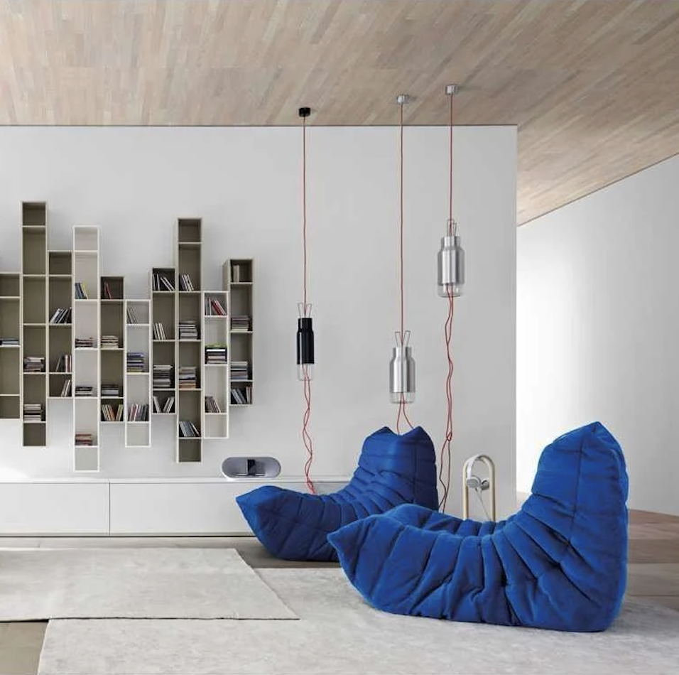 Ligne Roset Togo Configuration tillborg - Craquelin Poudre