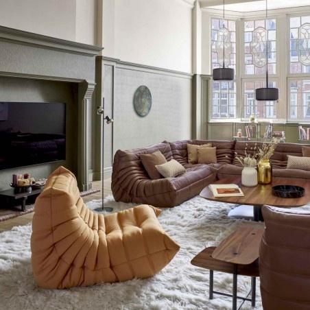 Ligne Roset Togo Configuration tillborg - Craquelin Poudre