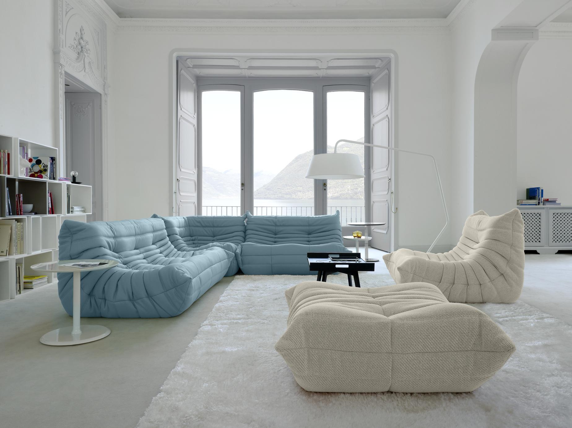 Ligne Roset Togo Configuration tillborg - Craquelin Poudre