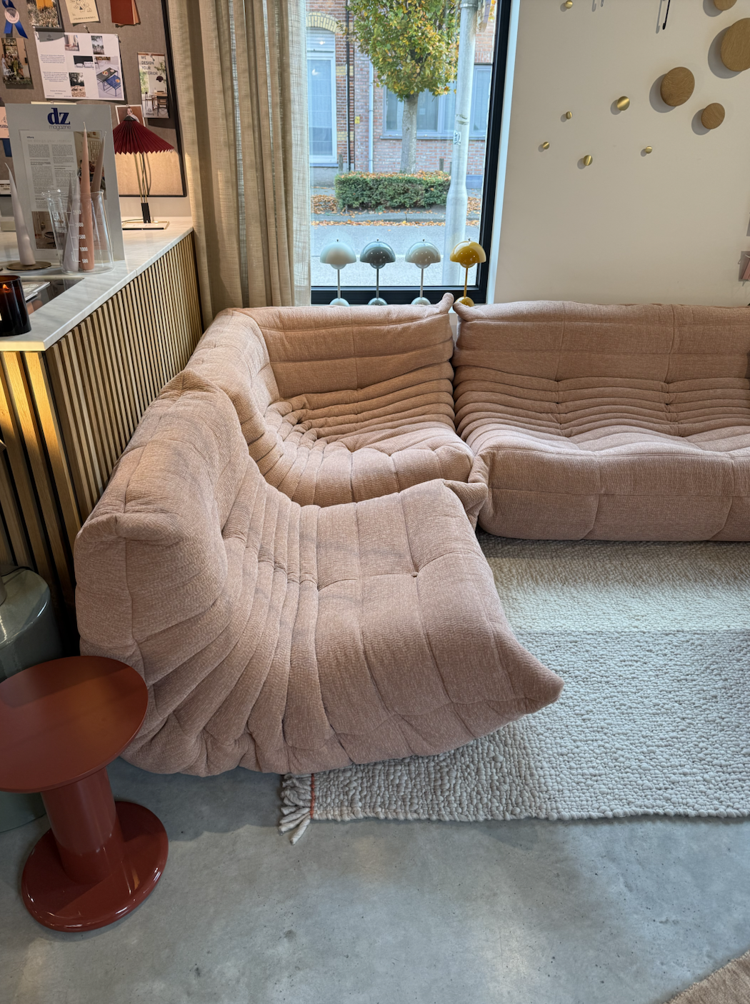Ligne Roset Togo Configuration tillborg - Craquelin Poudre