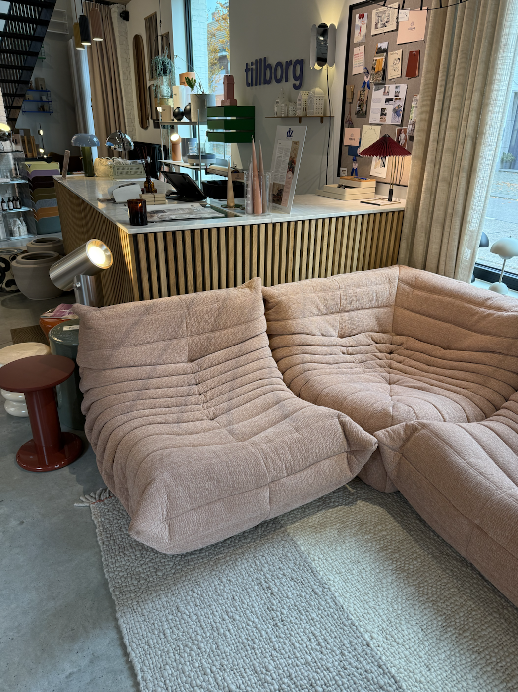 Ligne Roset Togo Configuration tillborg - Craquelin Poudre